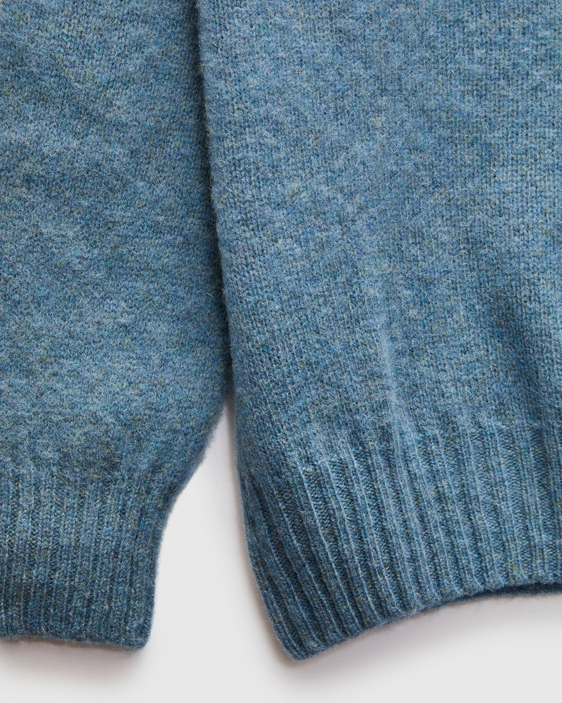 "Birth of the Cool" Wool Sweater in Blue Monday
