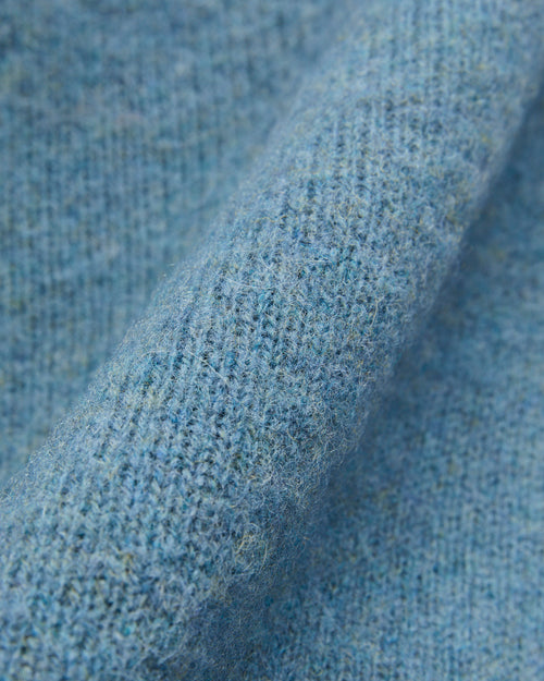 "Birth of the Cool" Wool Sweater in Blue Monday