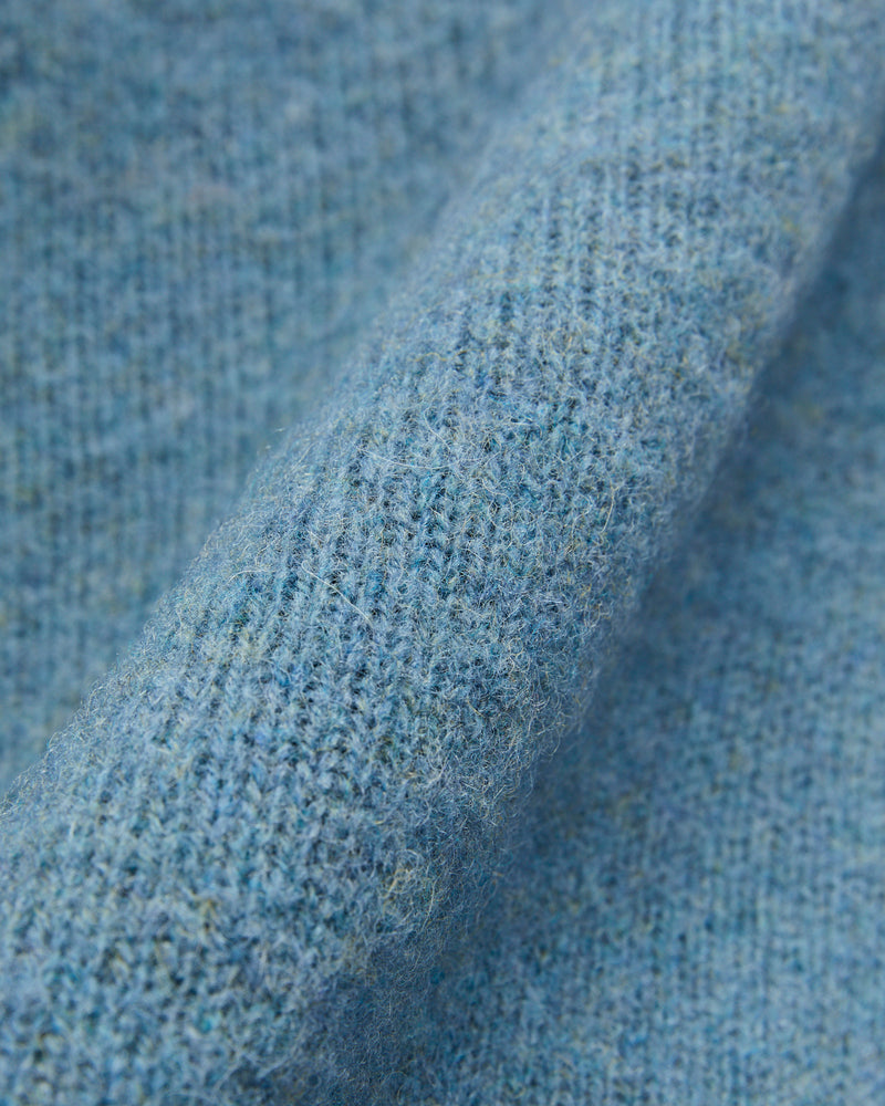 "Birth of the Cool" Wool Sweater in Blue Monday