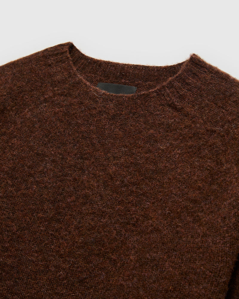 "Birth of the Cool" Wool Sweater in Brownish