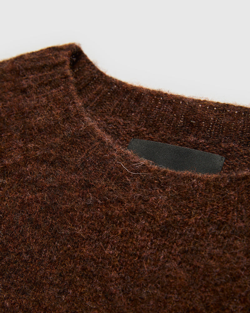 "Birth of the Cool" Wool Sweater in Brownish