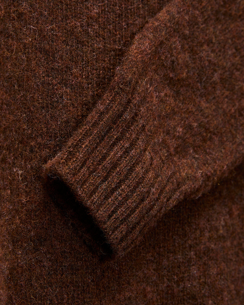 "Birth of the Cool" Wool Sweater in Brownish