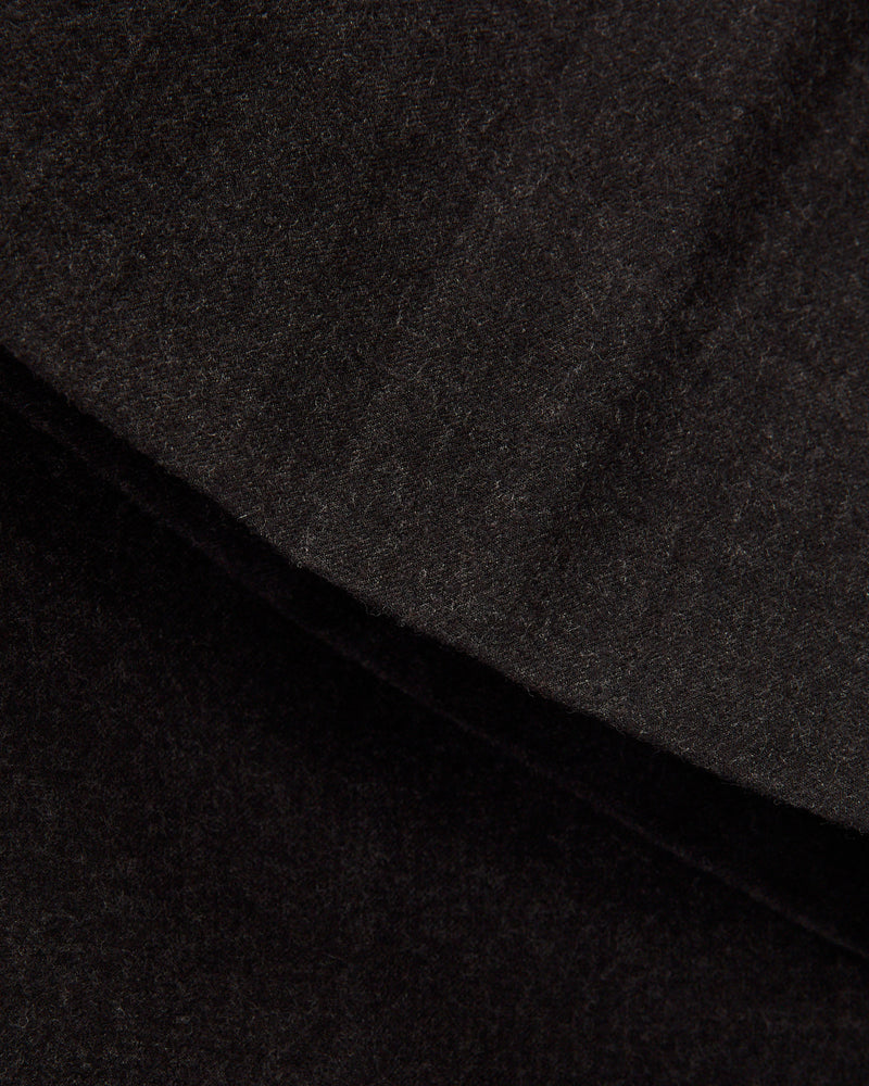 Wool Serge 2P Trousers in Top Brown