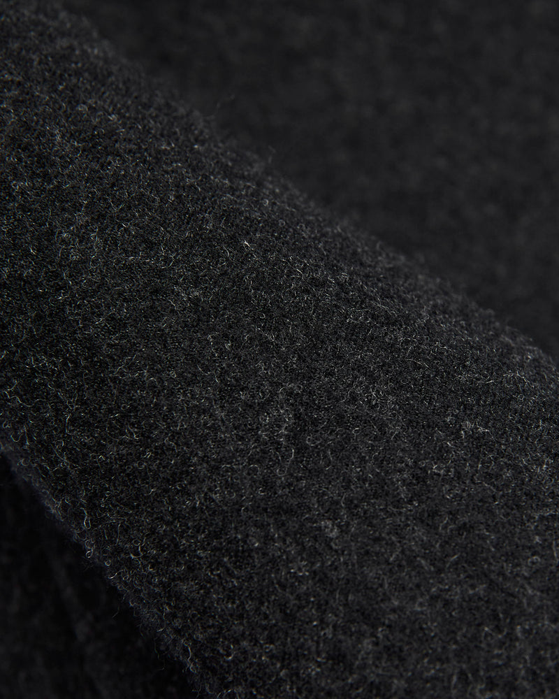 Wool Serge 2P Trousers in Top Charcoal