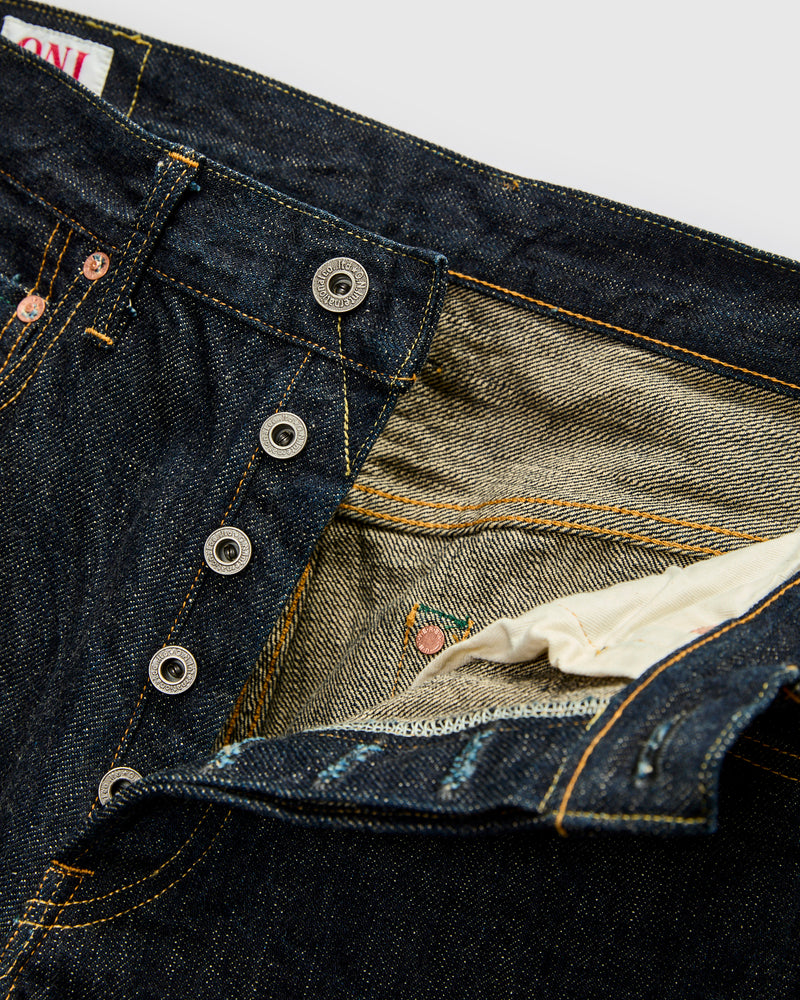 246-GC15 "Greencast" 15oz Selvedge Denim - Clean Straight Fit