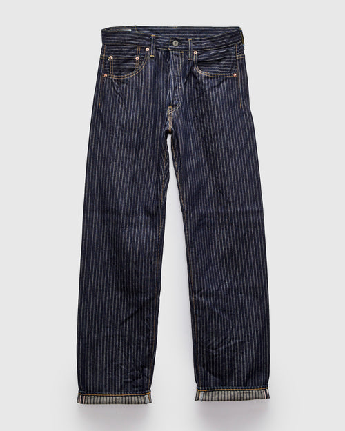 266-HJS 12oz Jacquard Stripe Selvedge Denim - Relaxed Straight Fit
