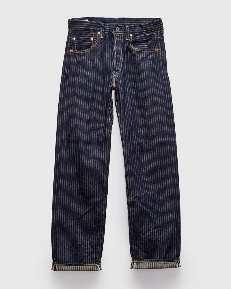 266-HJS 12oz Jacquard Stripe Selvedge Denim - Relaxed Straight Fit