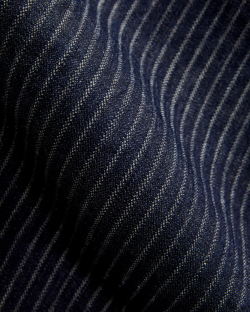 266-HJS 12oz Jacquard Stripe Selvedge Denim - Relaxed Straight Fit
