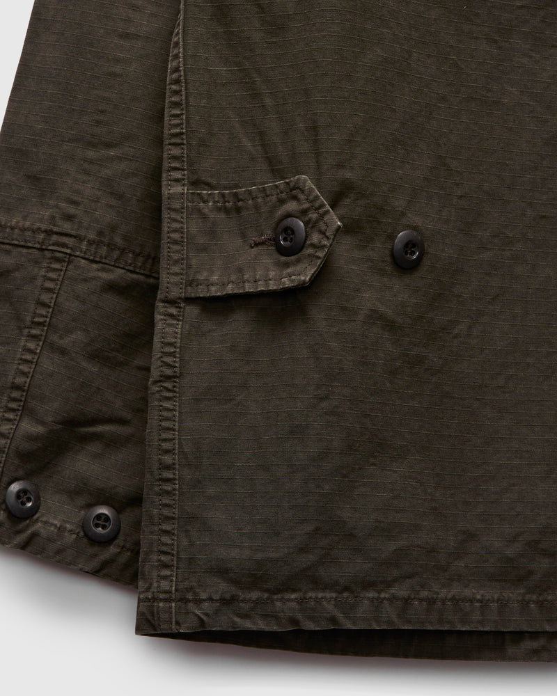 Stone Washed B.D.U Jacket in Coffee Brown