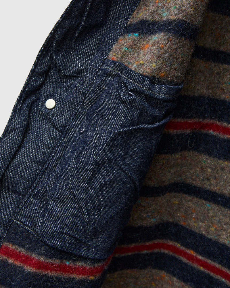 Relaxed Fit Denim Coverall in Indigo