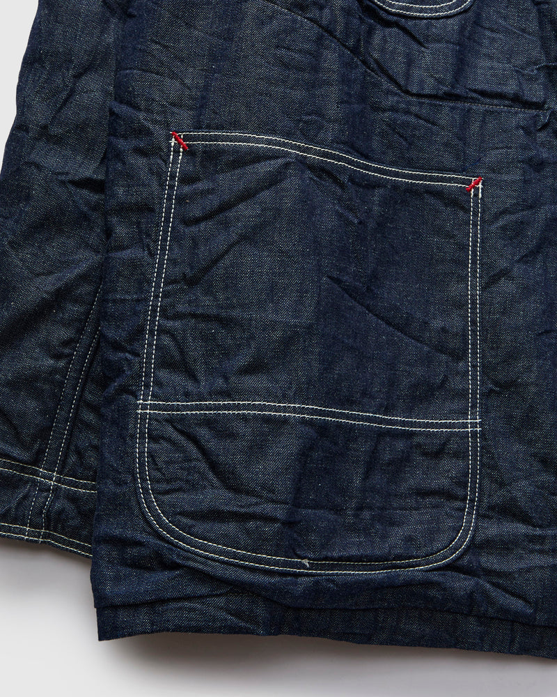 Relaxed Fit Denim Coverall in Indigo