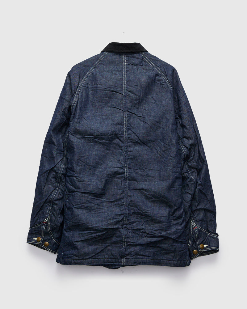 Relaxed Fit Denim Coverall in Indigo