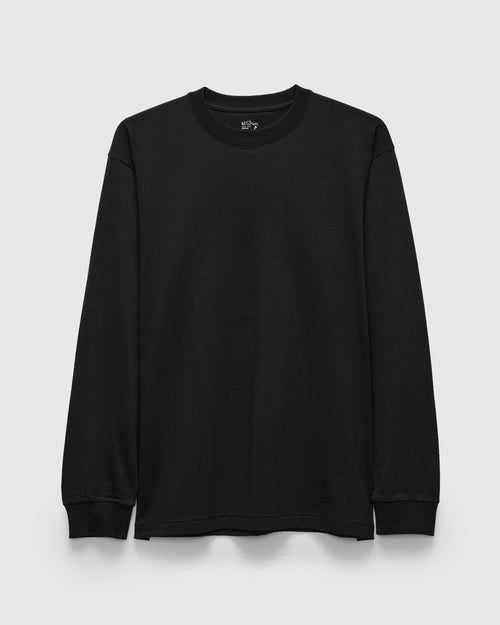 Just T-Shirt Long Sleeve in Black