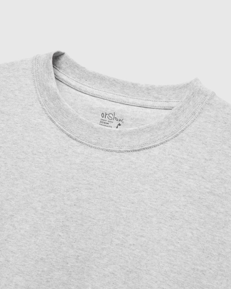 Just T-Shirt Long Sleeve in Heather Grey