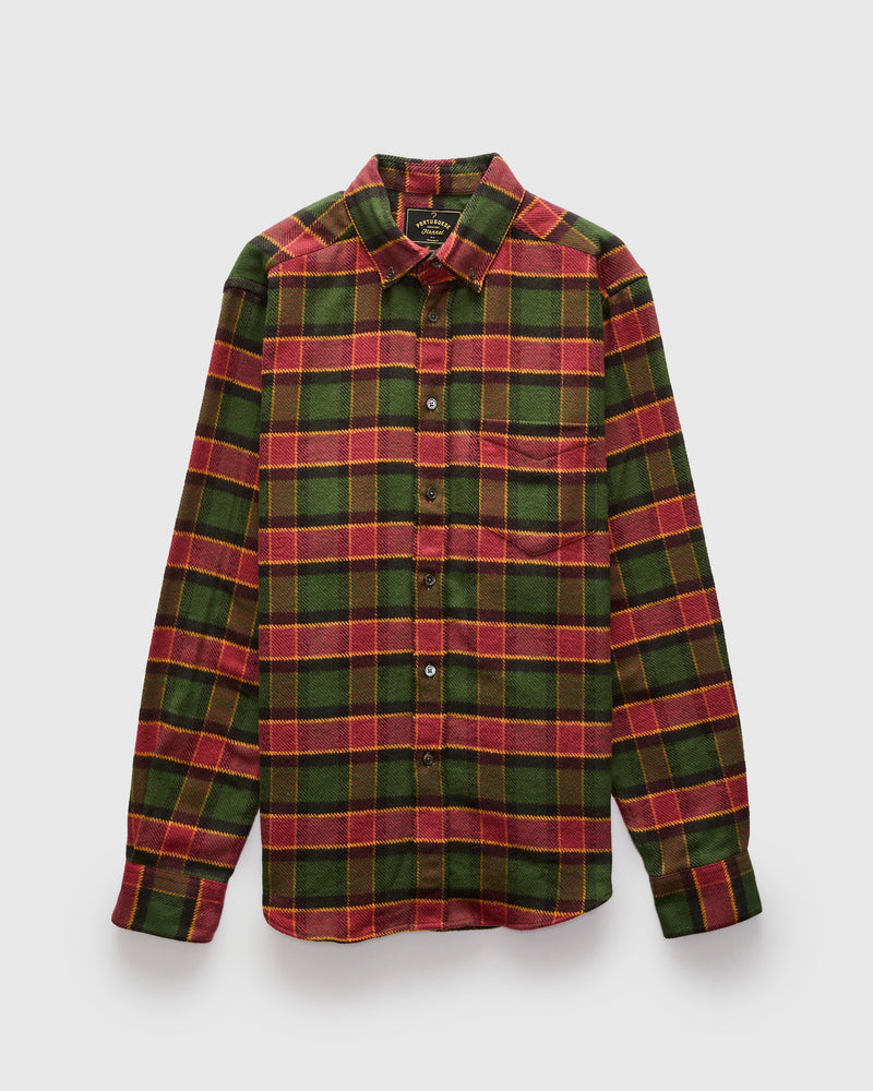 Argila Button-Up Shirt in Red Pine