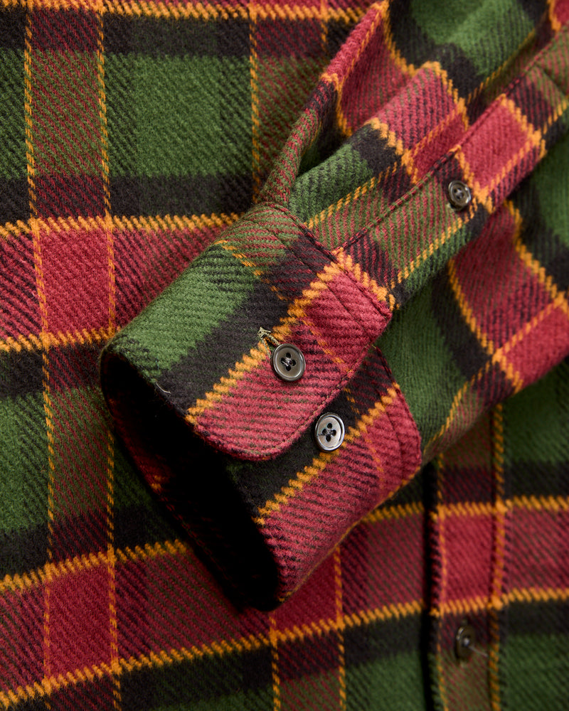 Argila Button-Up Shirt in Red Pine