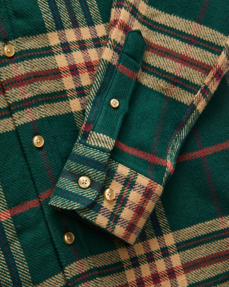 Cervo Button-Up Shirt in Green