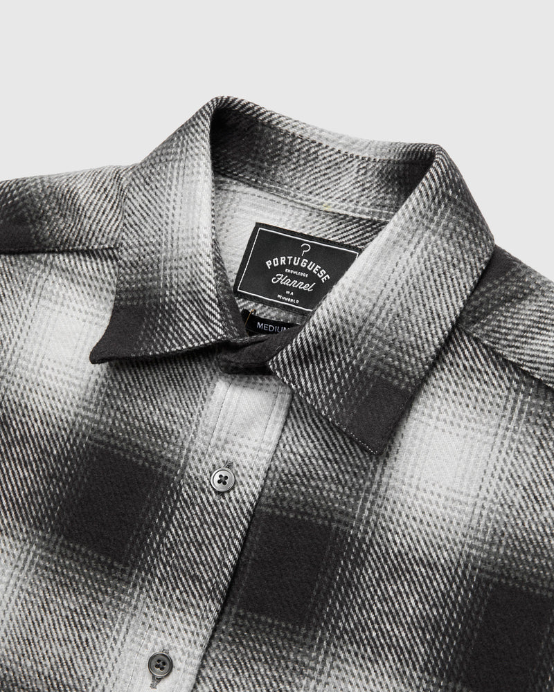 Dune Button-Up Shirt in Black Check