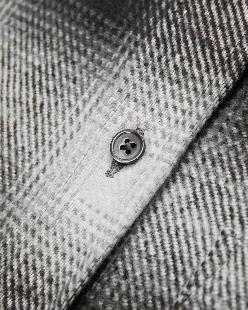 Dune Button-Up Shirt in Black Check