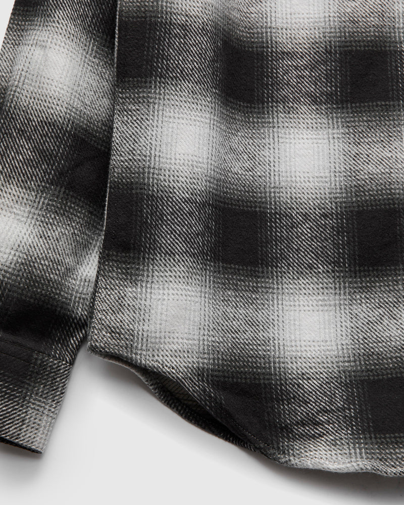 Dune Button-Up Shirt in Black Check
