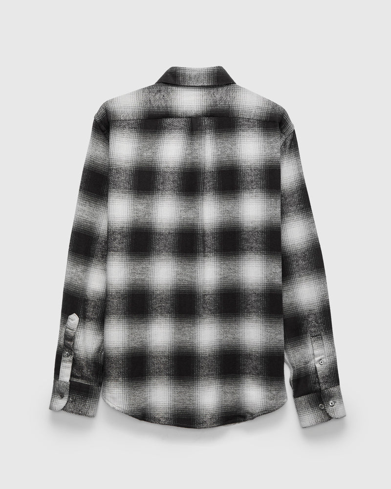 Dune Button-Up Shirt in Black Check