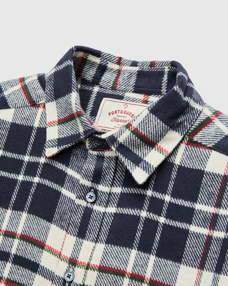 Hillside Button-Up Shirt in Blue Check