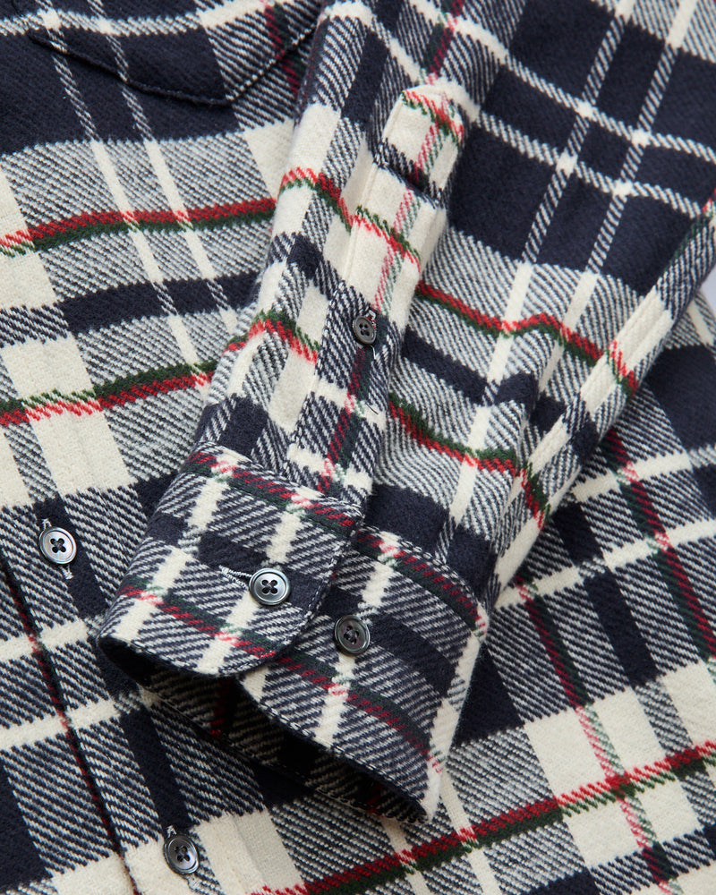 Hillside Button-Up Shirt in Blue Check