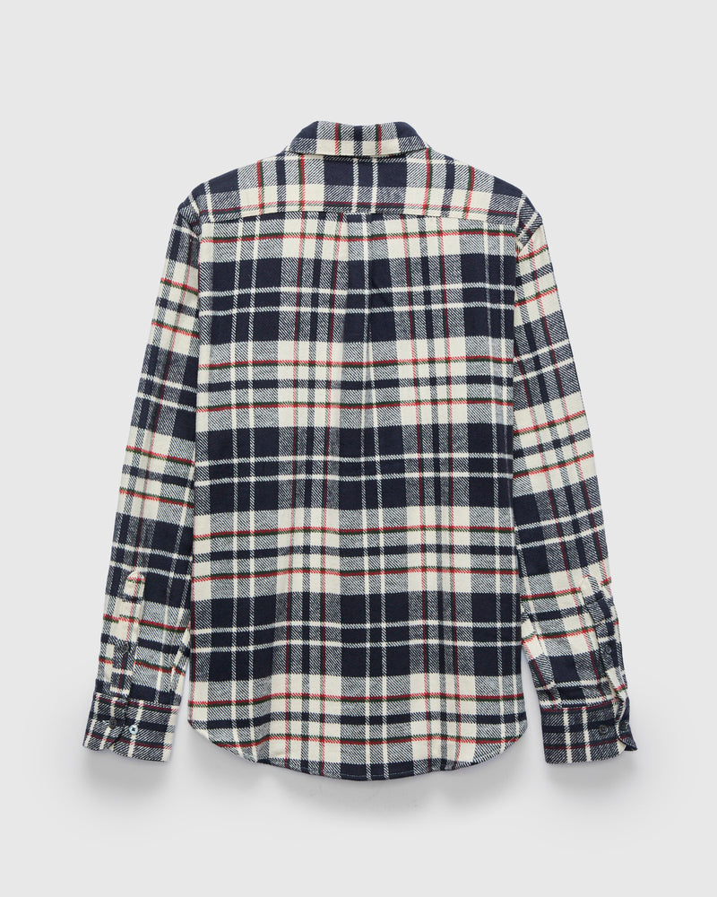 Hillside Button-Up Shirt in Blue Check