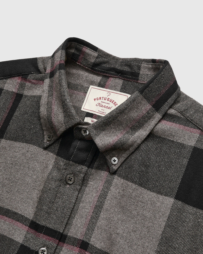 Relaxed Fit Lumen Button-Up Shirt in Slate
