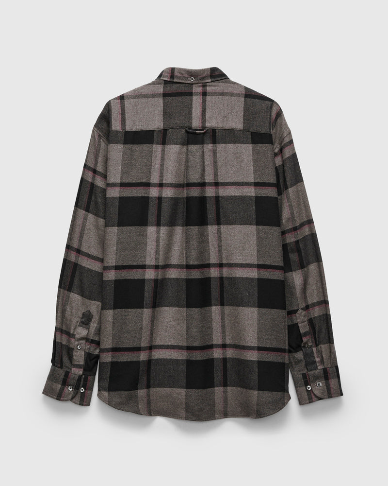 Relaxed Fit Lumen Button-Up Shirt in Slate