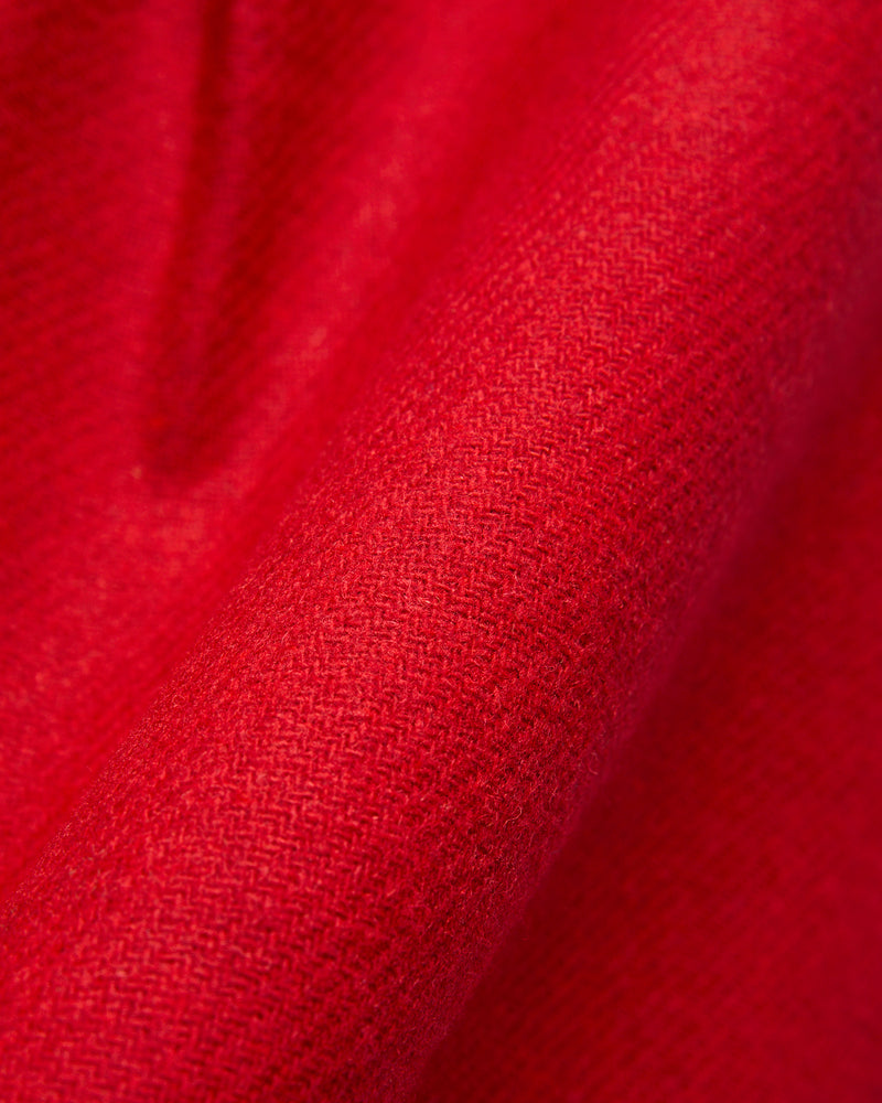 Wool Overshirt in Red