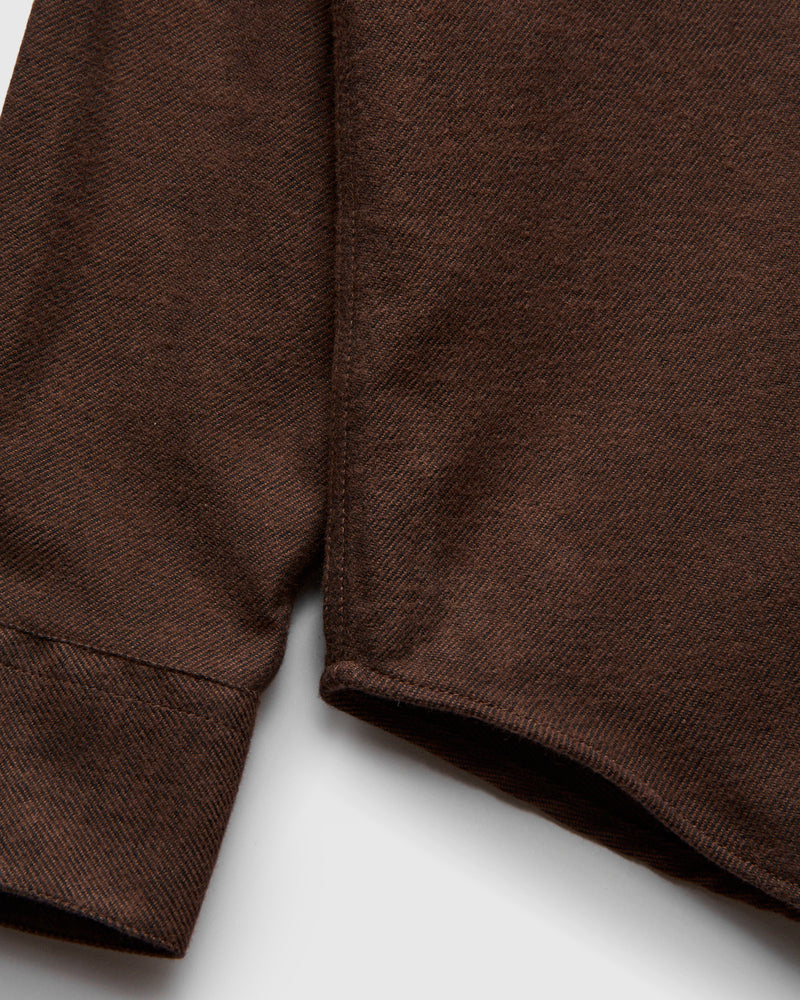 Teca Button-Up Shirt in Brown
