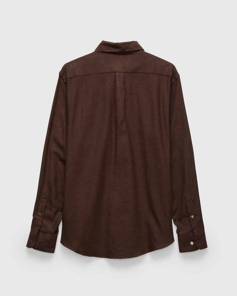 Teca Button-Up Shirt in Brown