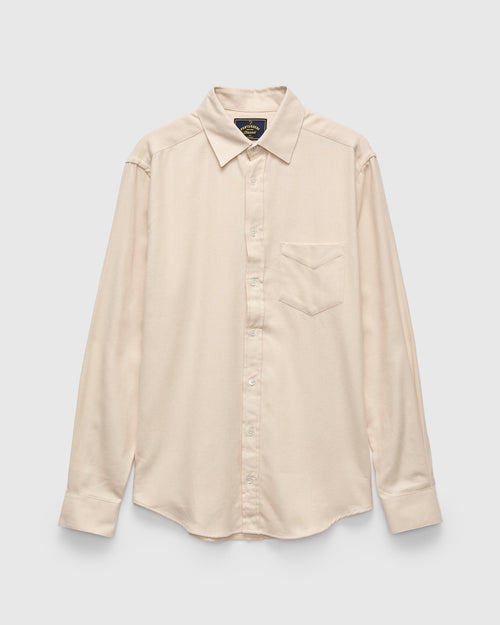 Teca Button-Up Shirt in Ecru