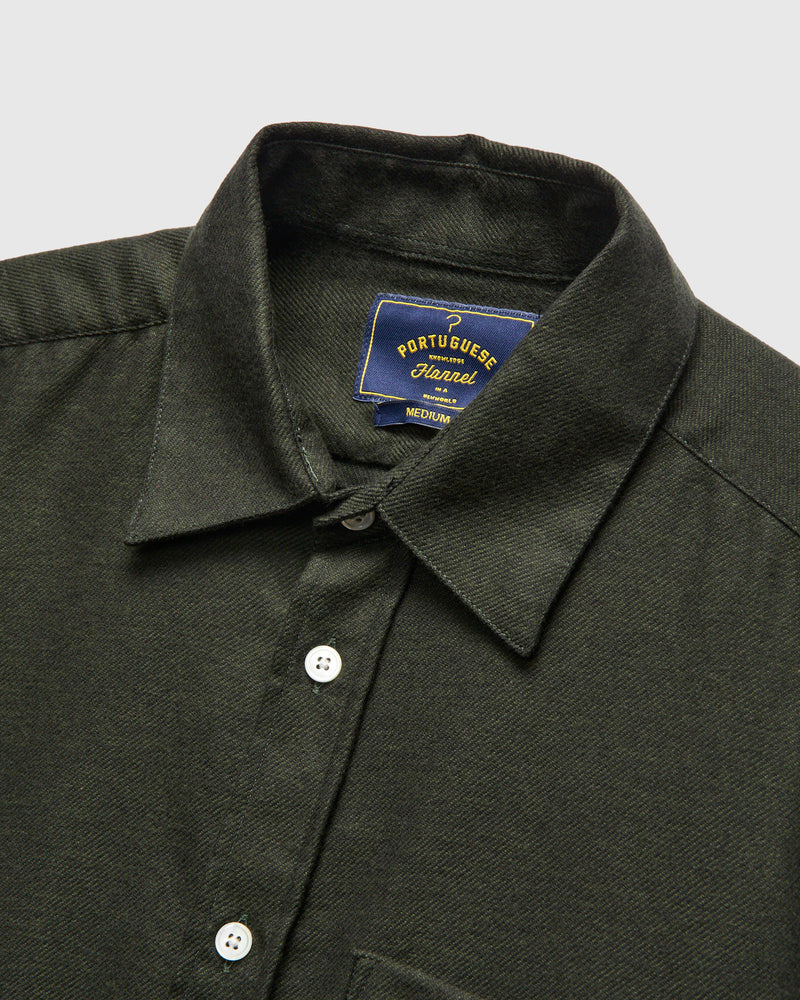 Teca Button-Up Shirt in Forest