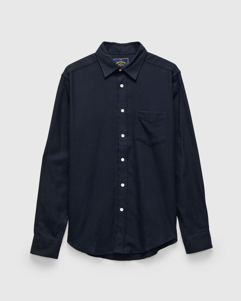 Teca Button-Up Shirt in Navy