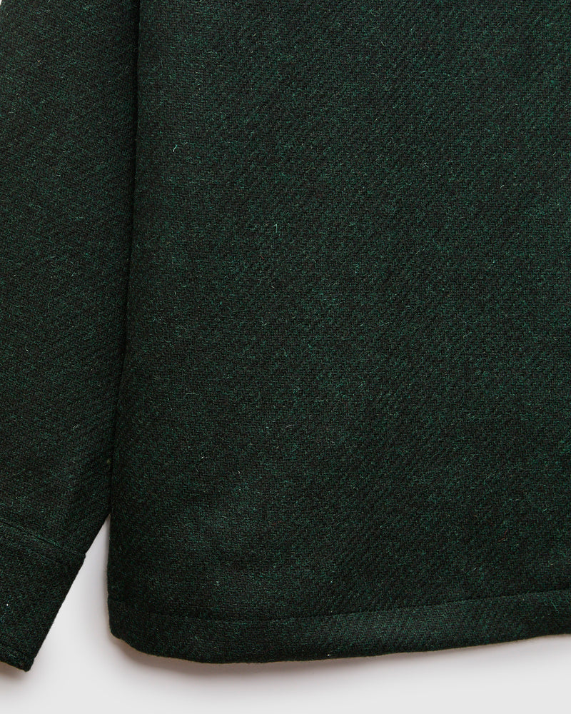 Wool Field Overshirt in Green
