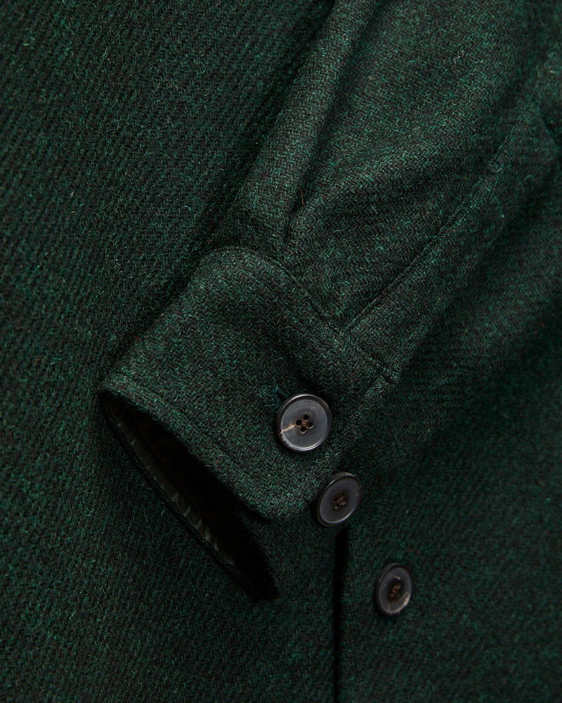 Wool Field Overshirt in Green