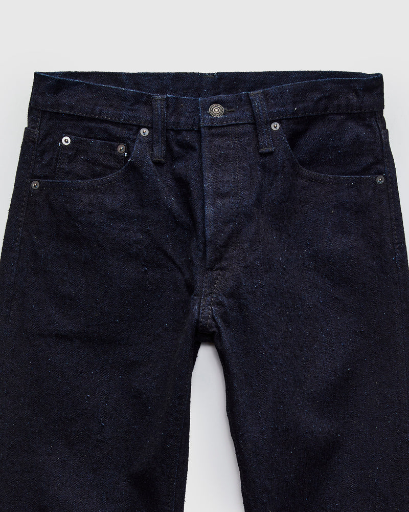 "Indigo x Sumi" 16oz Rinsed Double Nep Selvedge Denim - Regular Straight Fit