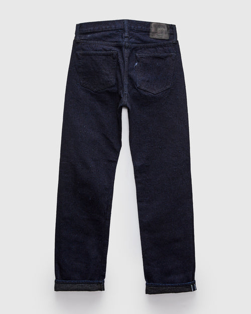 "Indigo x Sumi" 16oz Rinsed Double Nep Selvedge Denim - Regular Straight Fit