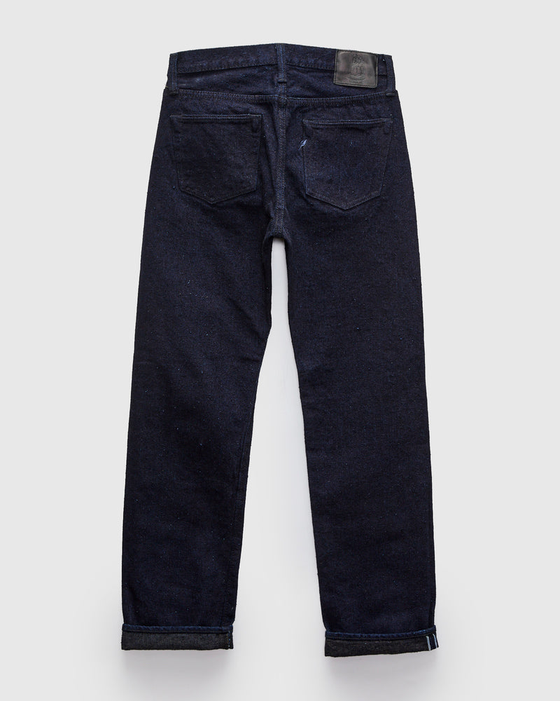 "Indigo x Sumi" 16oz Rinsed Double Nep Selvedge Denim - Regular Straight Fit