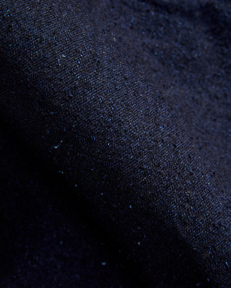 "Indigo x Sumi" 16oz Rinsed Double Nep Selvedge Denim - Regular Straight Fit