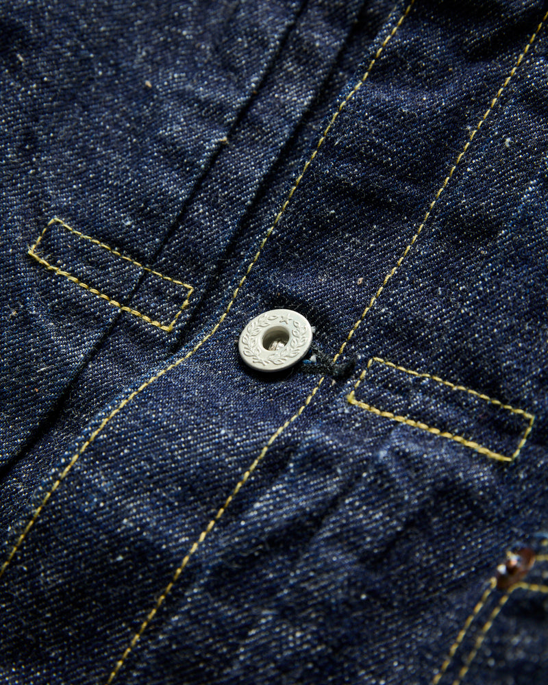 S554HX "Samurai Cotton GL3" 15.8oz Selvedge Denim Type-I Jacket
