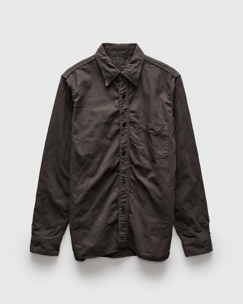 Tropical Weather Long Sleeve Shirt in Charcoal