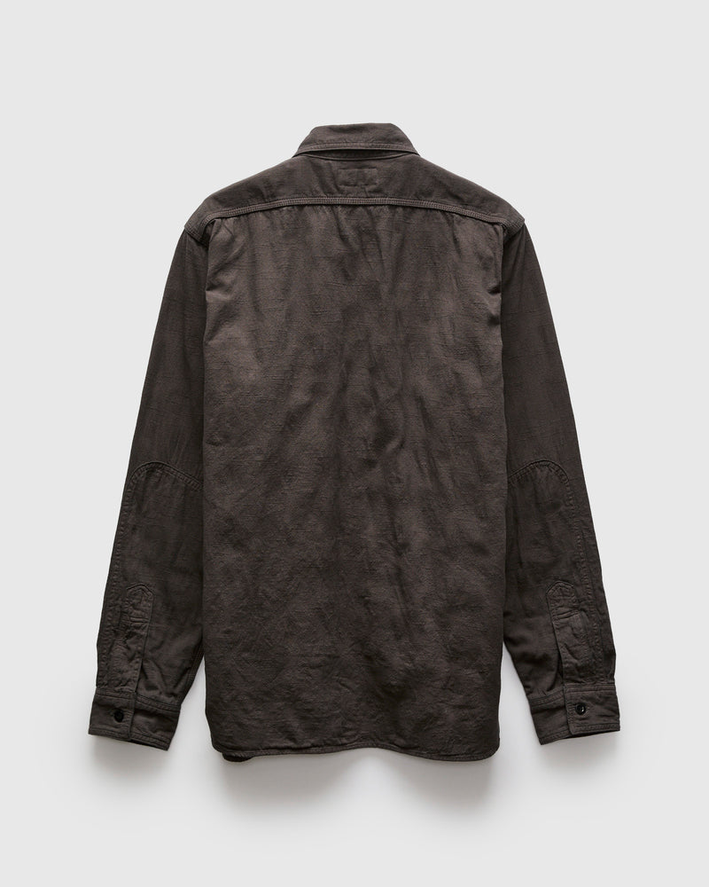 Tropical Weather Long Sleeve Shirt in Charcoal