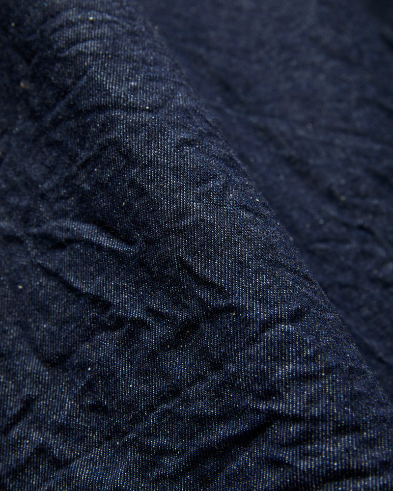 "Samurai Cotton" 10oz Denim Work Shirt in Indigo
