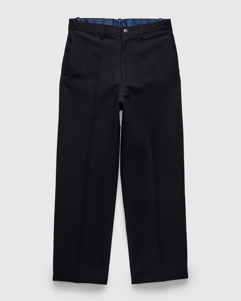 Broader Slacks in Navy
