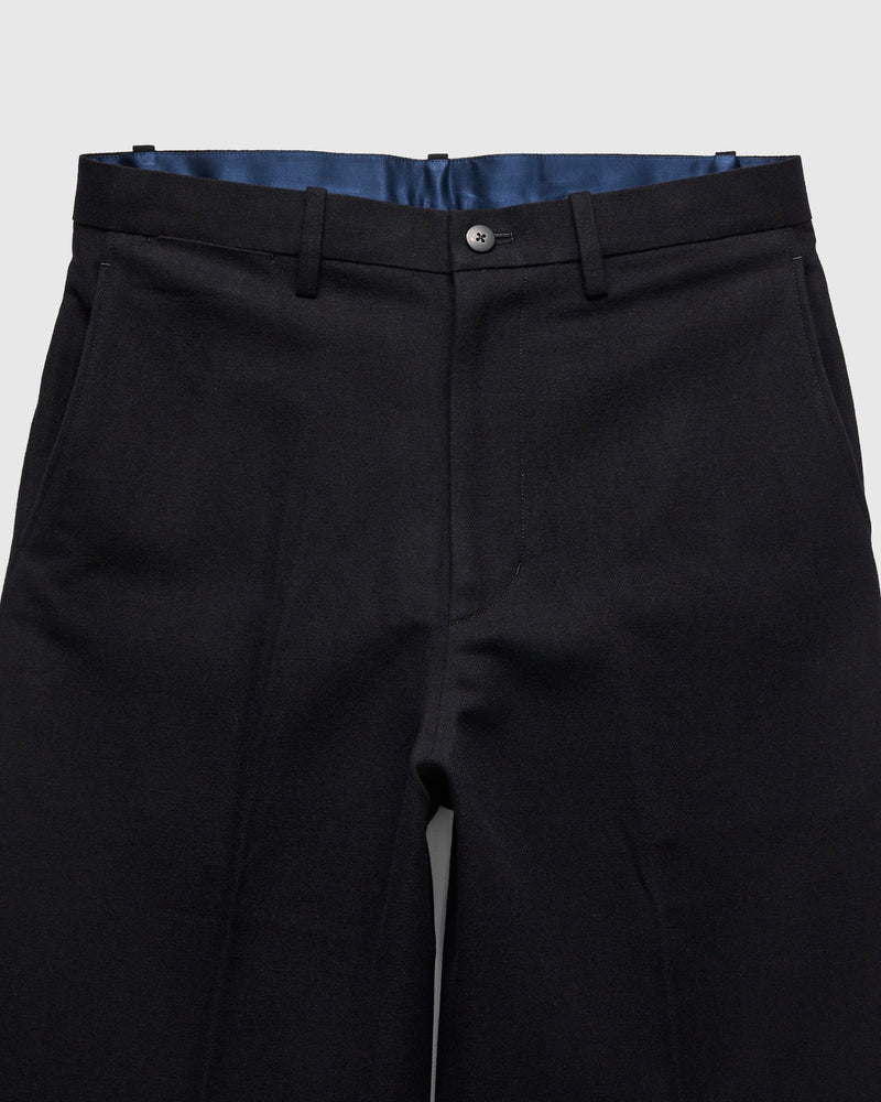 Broader Slacks in Navy