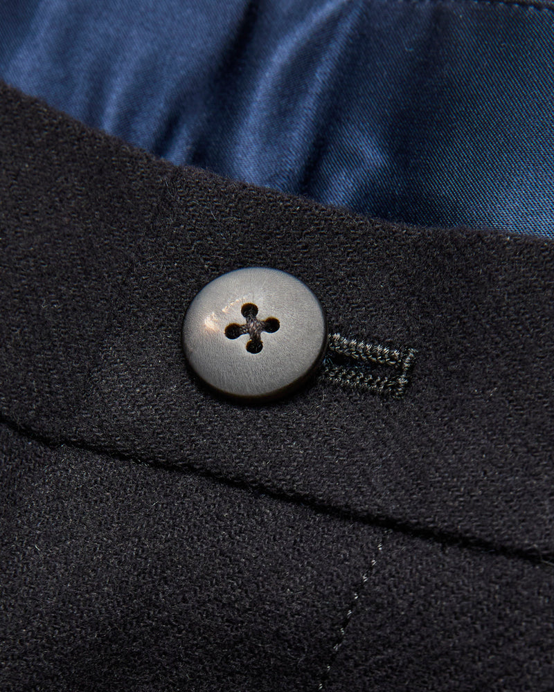 Broader Slacks in Navy