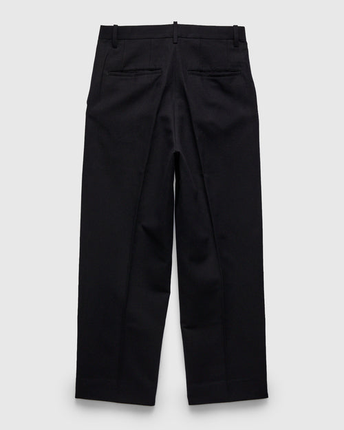 Broader Slacks in Navy
